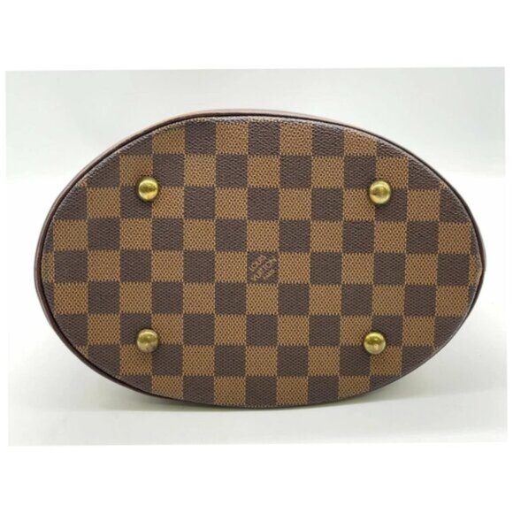 Authentic Louis Vuitton Damier Ebene Marais Bucket W/Box/Pouch 494-051825 - Picture 9 of 16